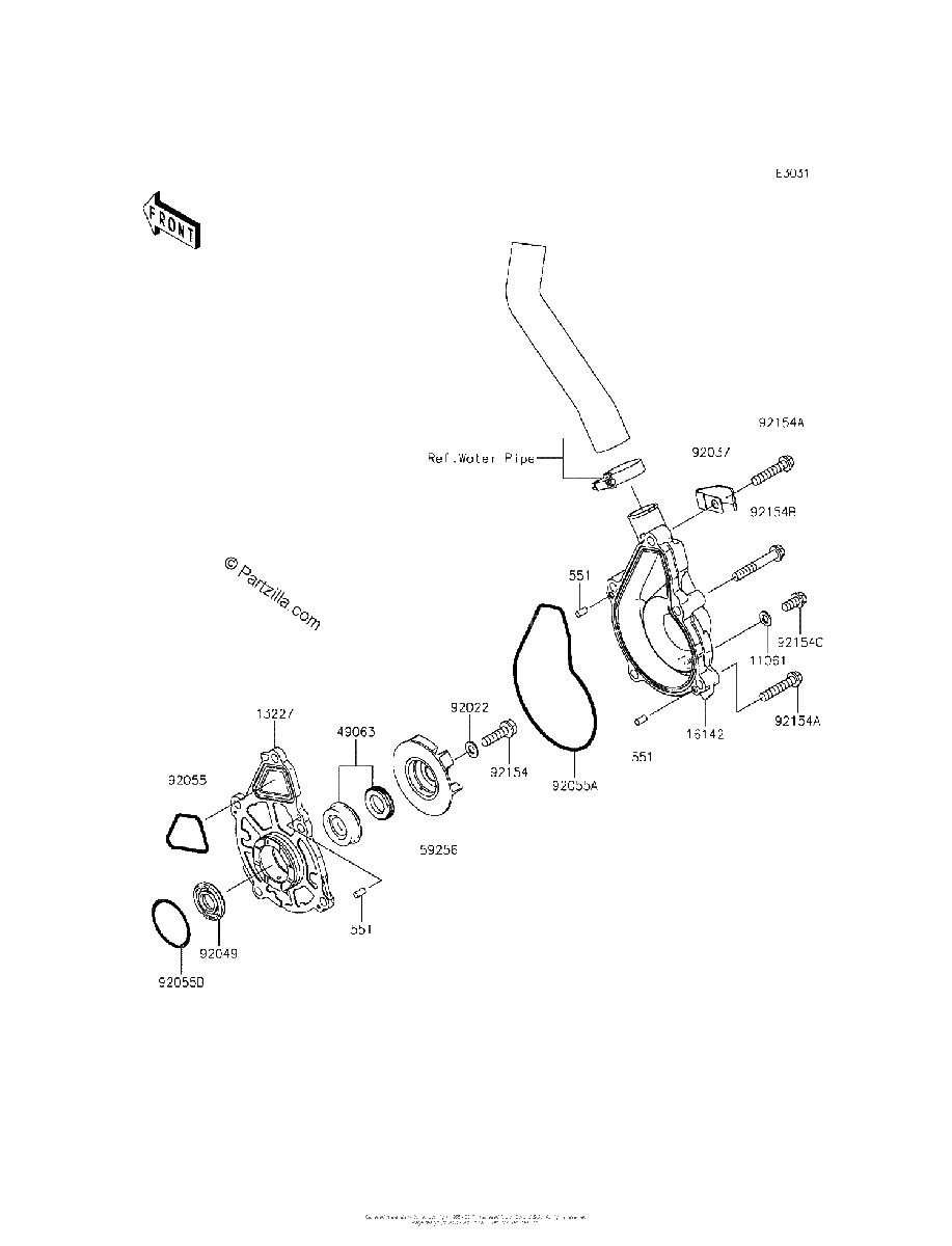 Diagrama de WATER PUMP