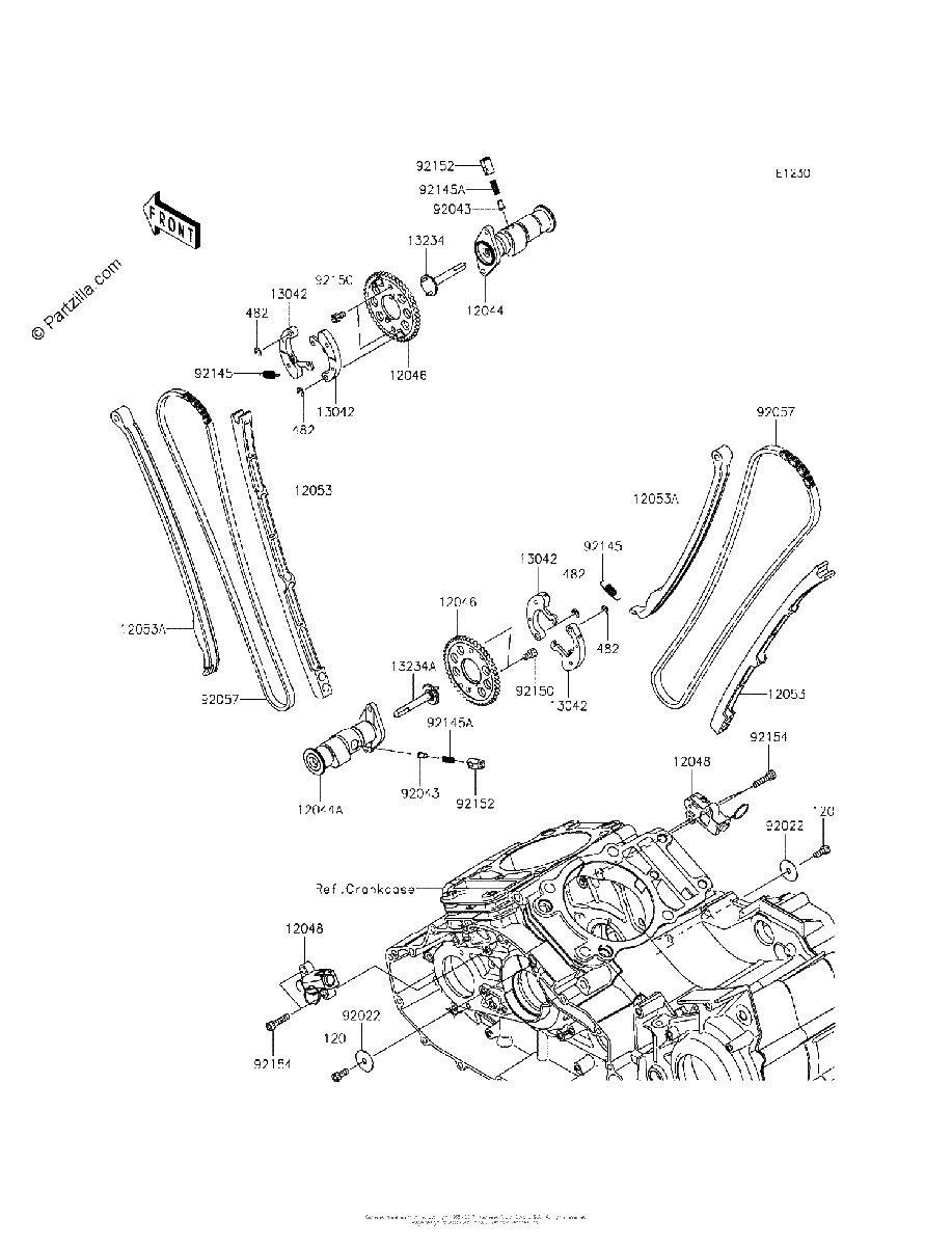 Diagrama de CAMSHAFT S TENSIONER
