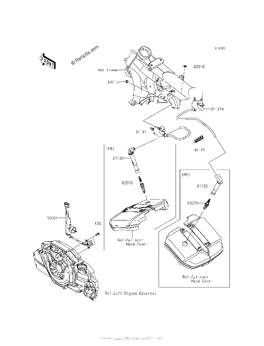 Diagrama de IGNITION SYSTEM