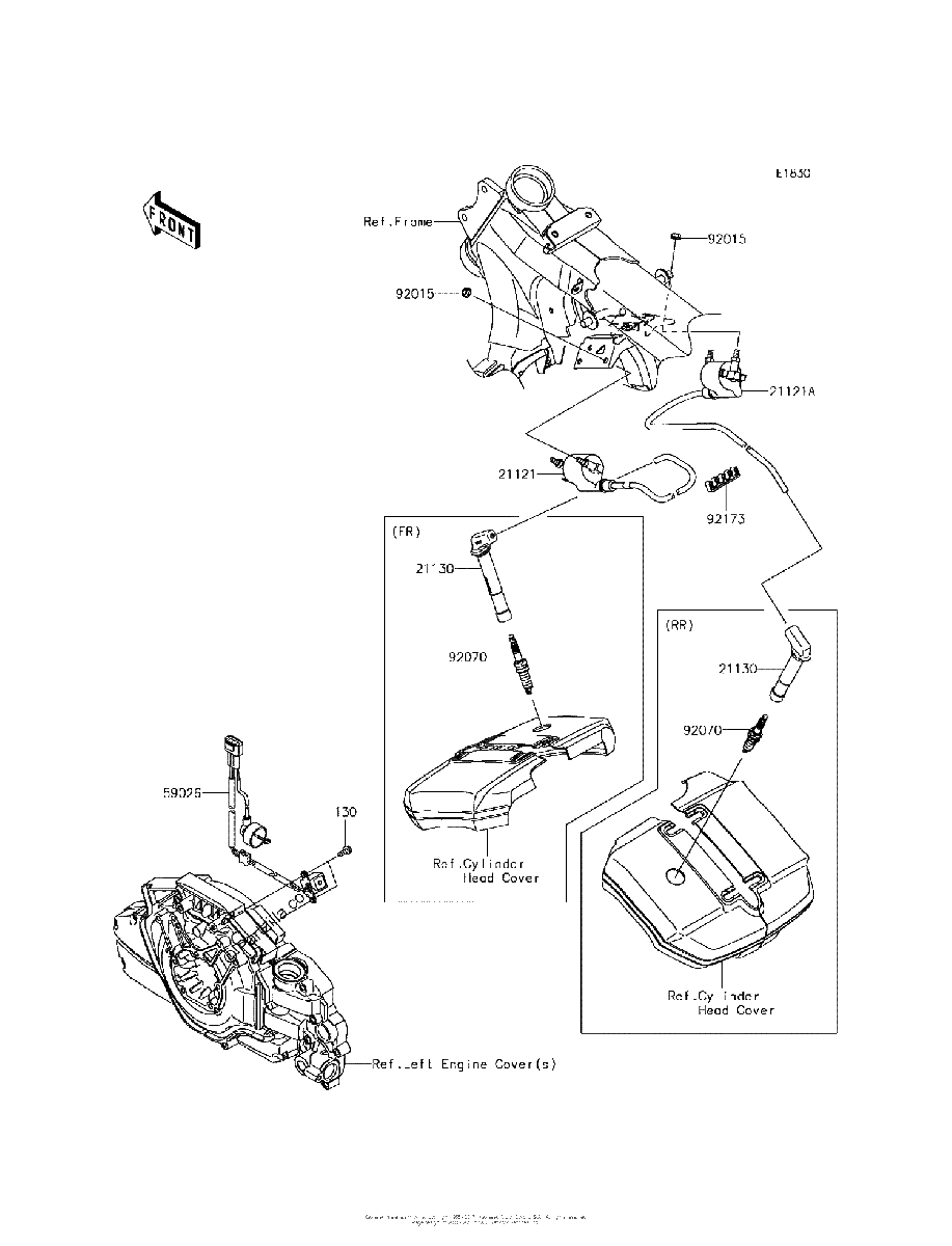 Diagrama de IGNITION SYSTEM