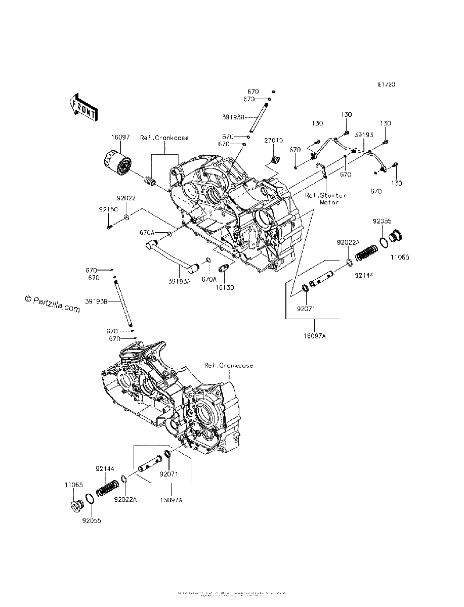 Diagrama de OIL FILTER