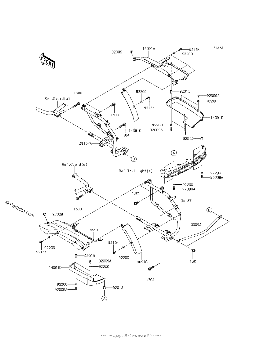 Diagrama de SADDLEBAGS SIDE BAG BRACKET