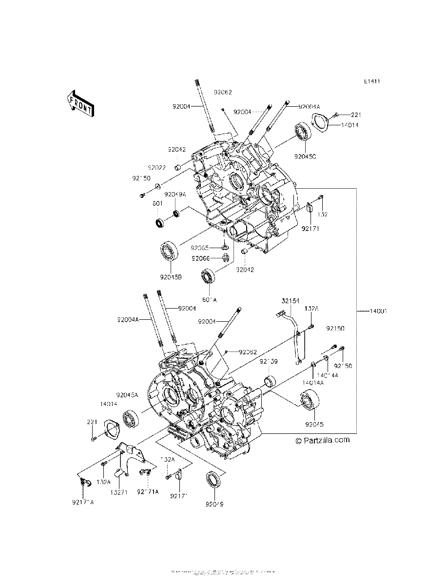 Diagrama de CRANKCASE