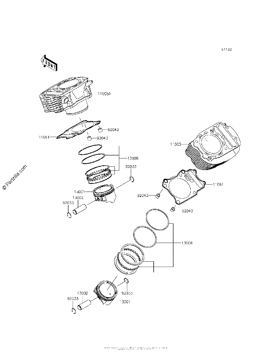 Diagrama de CYLINDER PISTON S