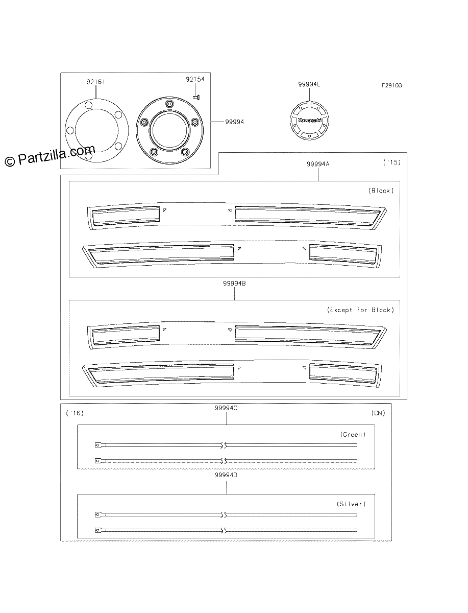 Diagrama de ACCESSORY DECALS
