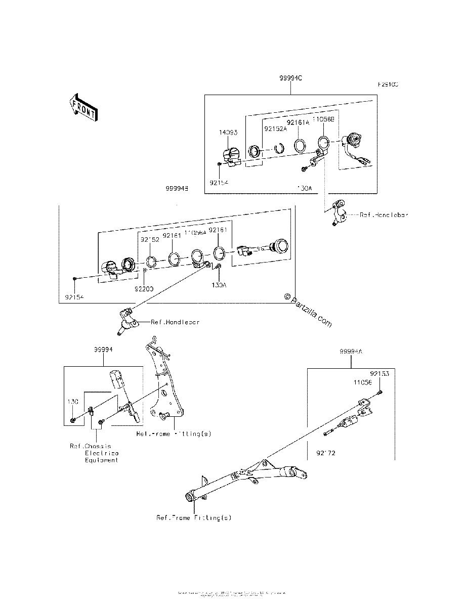 Diagrama de ACCESSORY HELMET LOCK ETC
