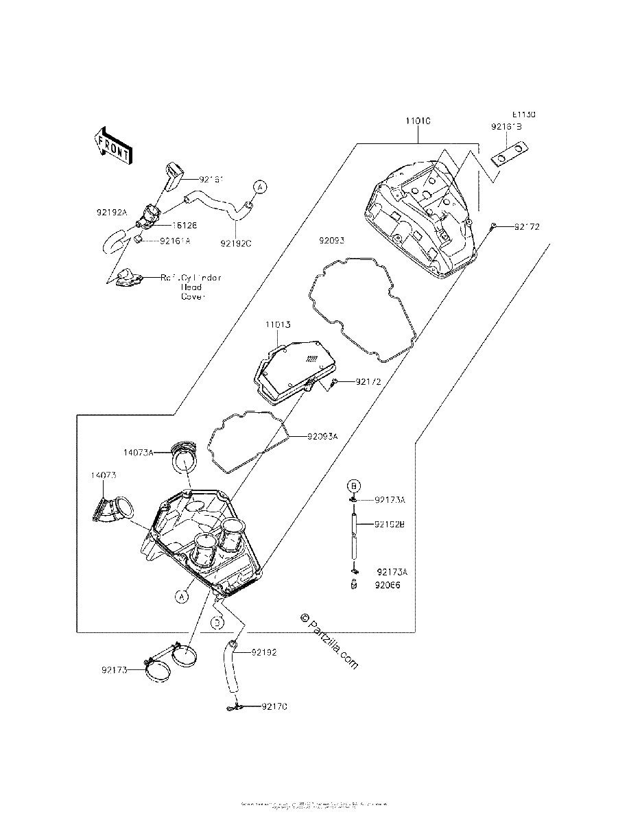 Diagrama de AIR CLEANER