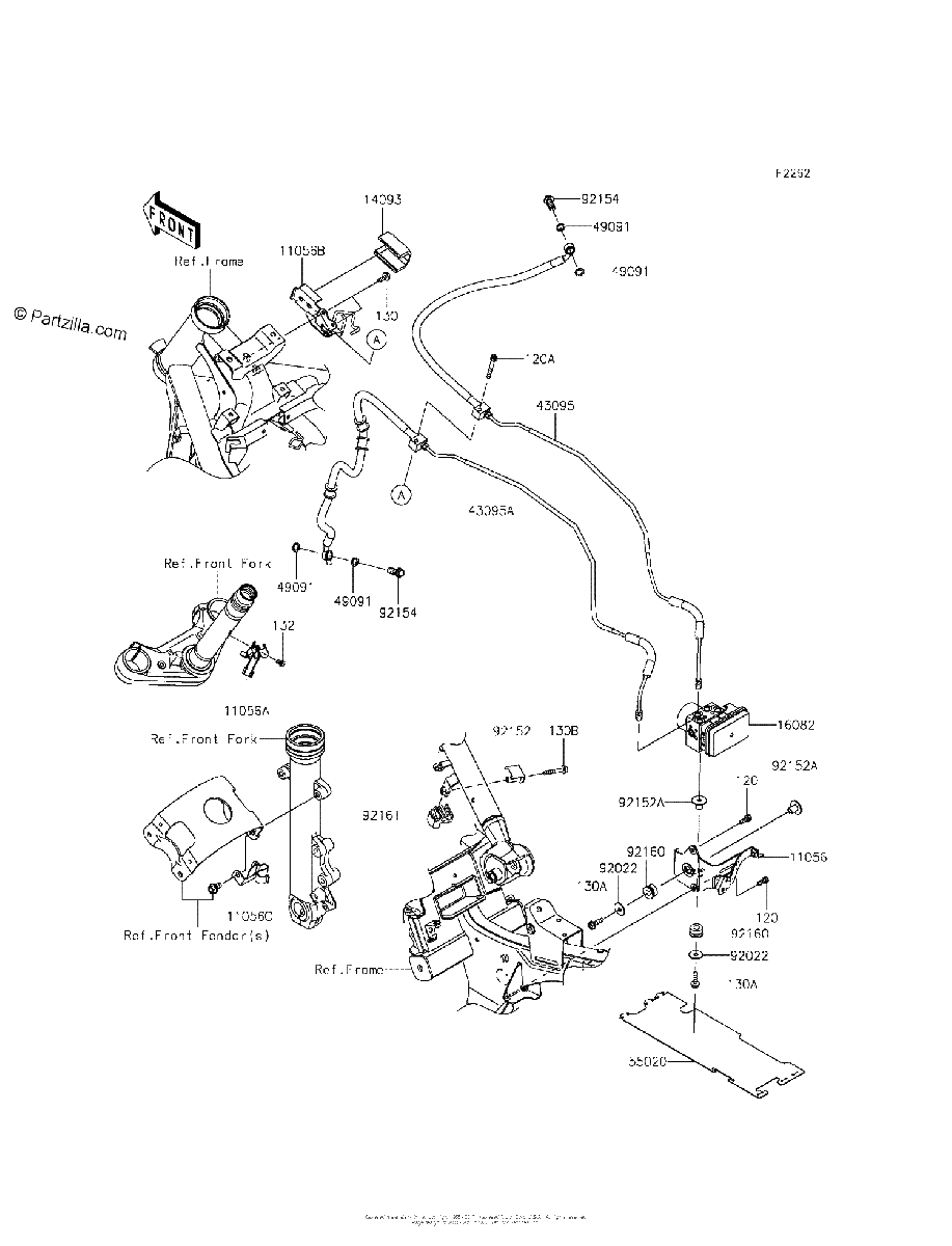 Diagrama de BRAKE PIPING