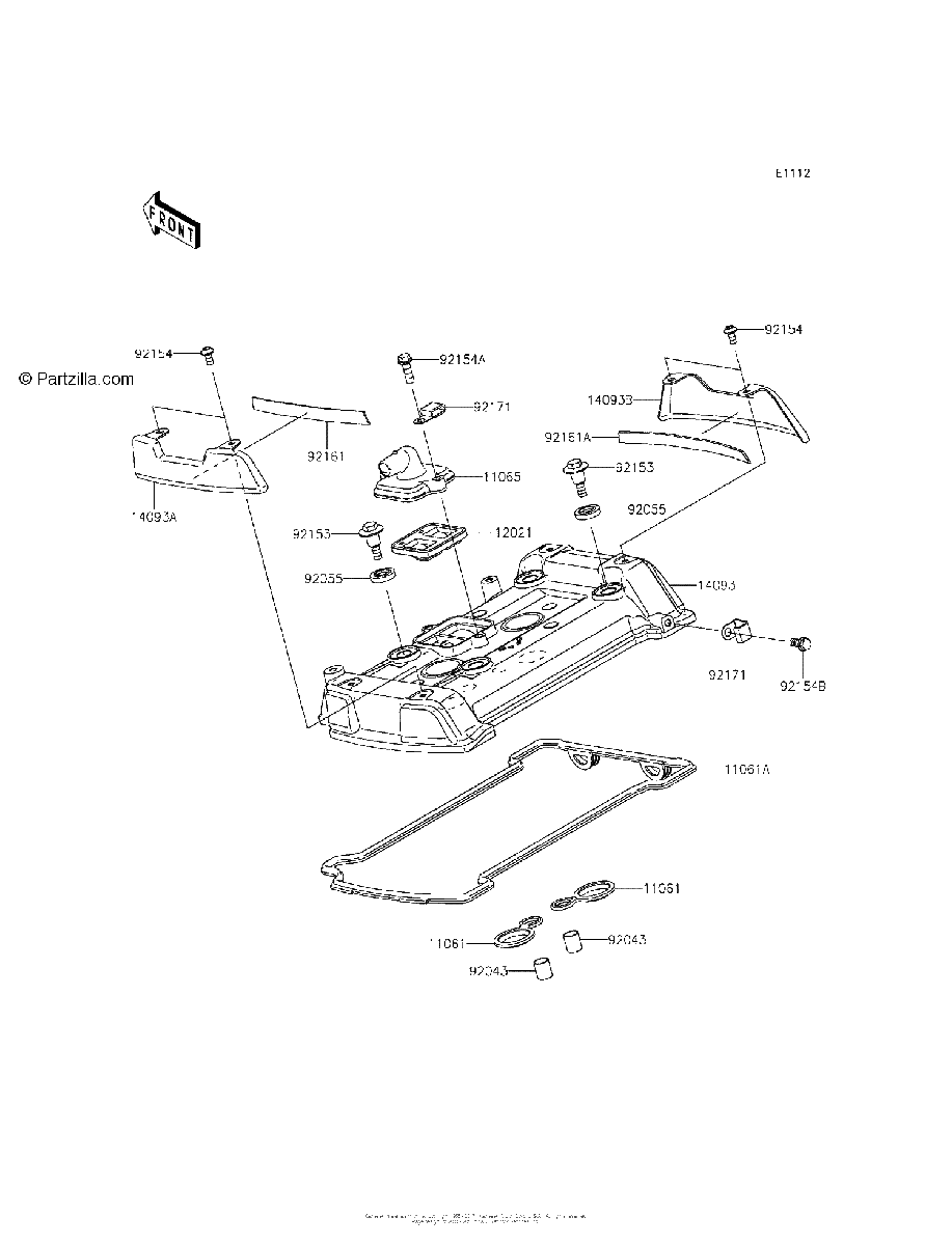 Diagrama de CYLINDER HEAD COVER