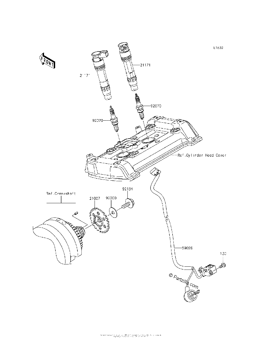 Diagrama de IGNITION SYSTEM