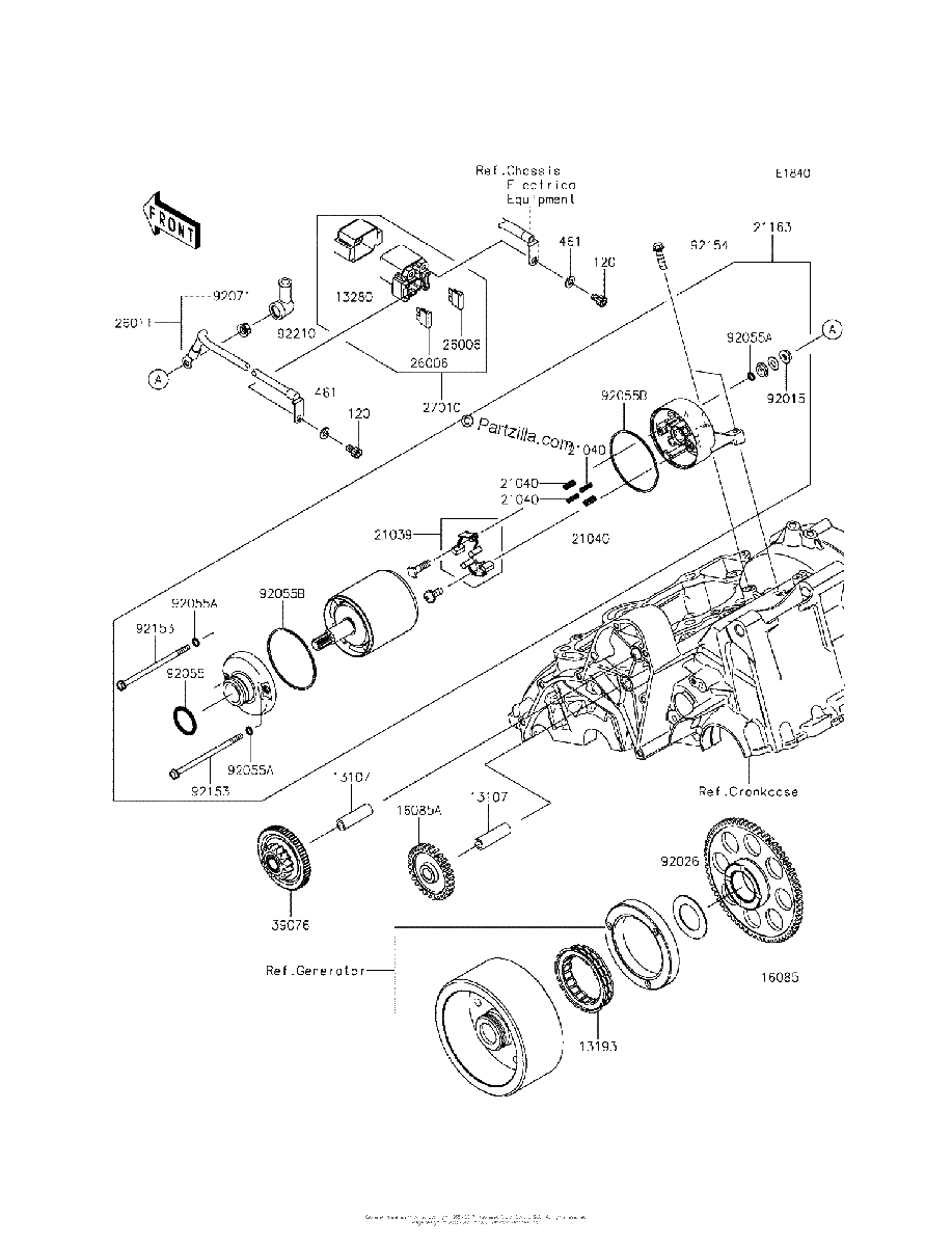 Diagrama de STARTER MOTOR