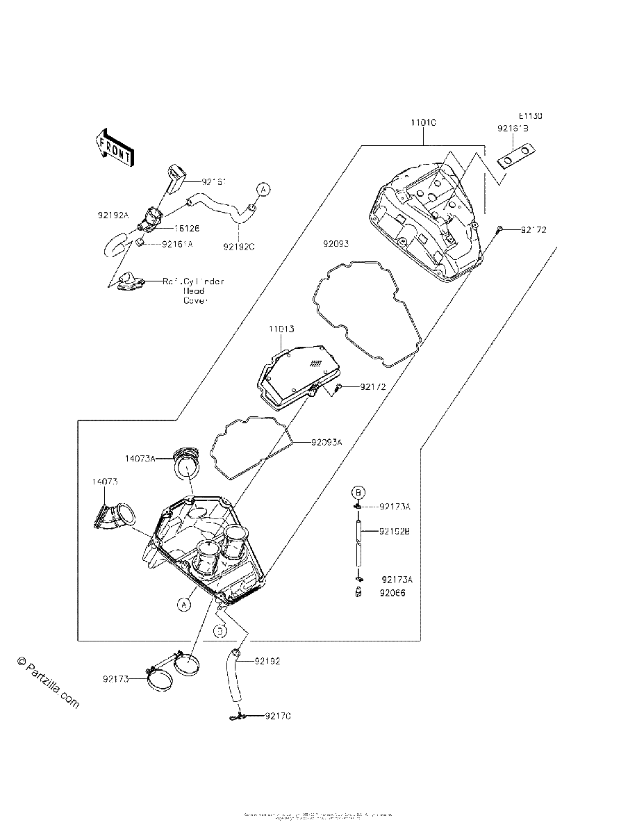 Diagrama de AIR CLEANER