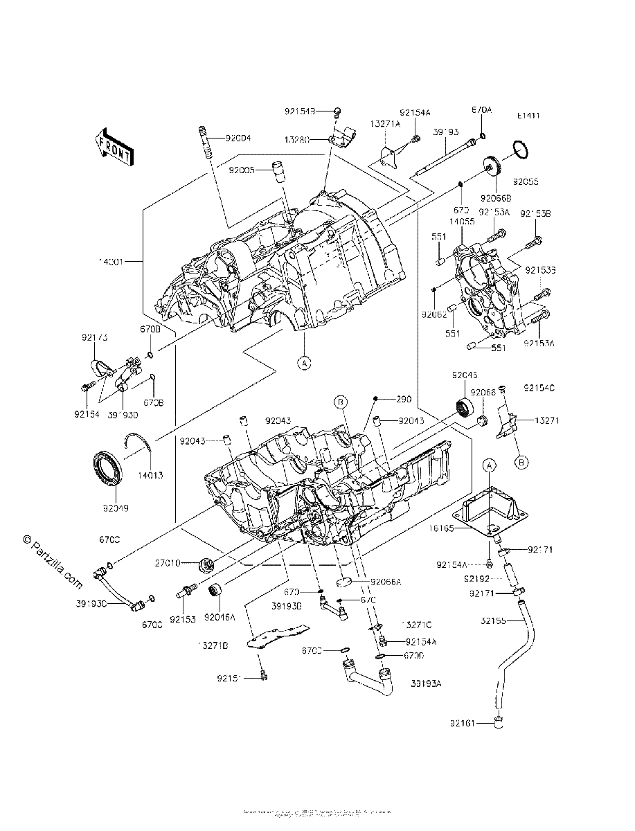 Diagrama de CRANKCASE