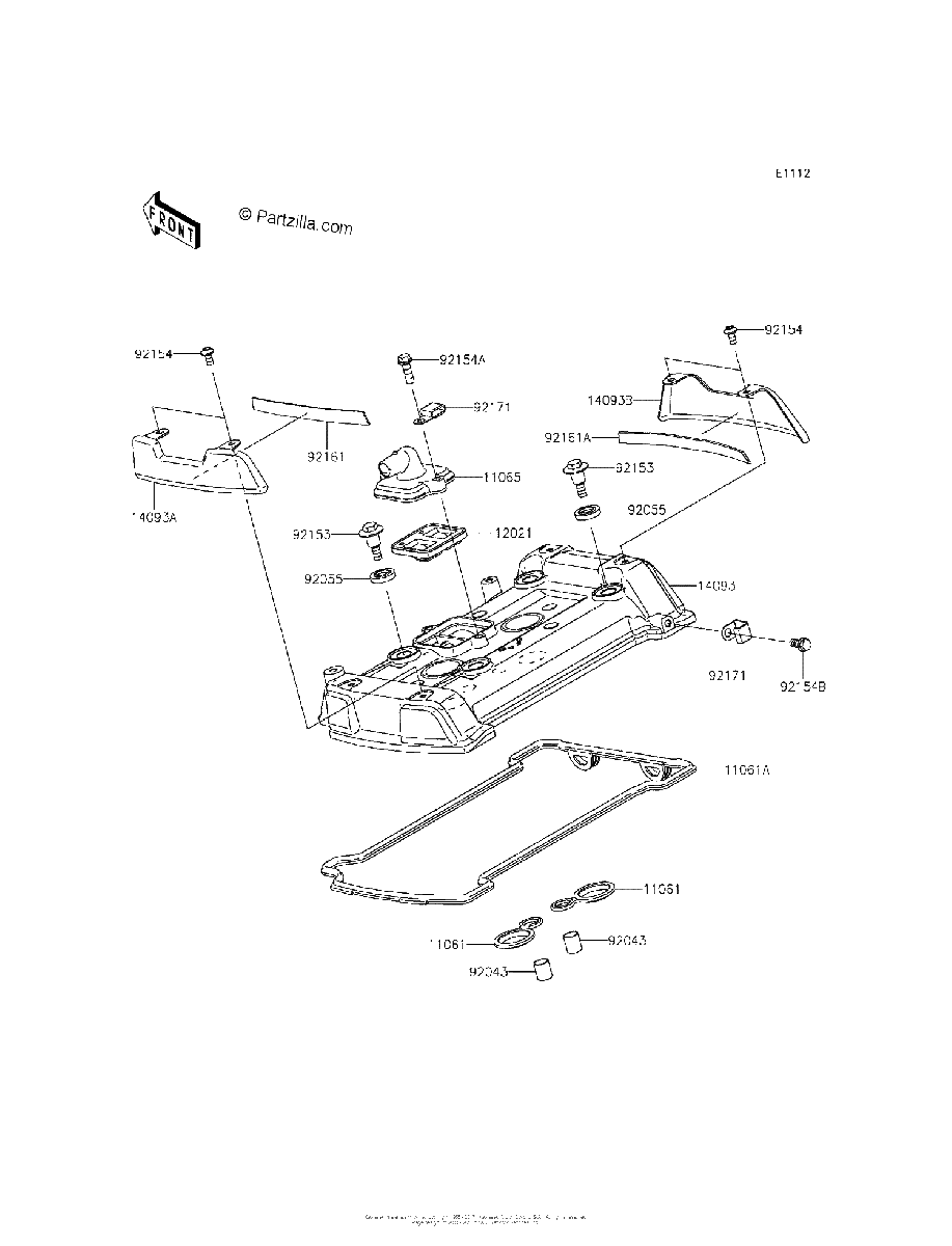 Diagrama de CYLINDER HEAD COVER
