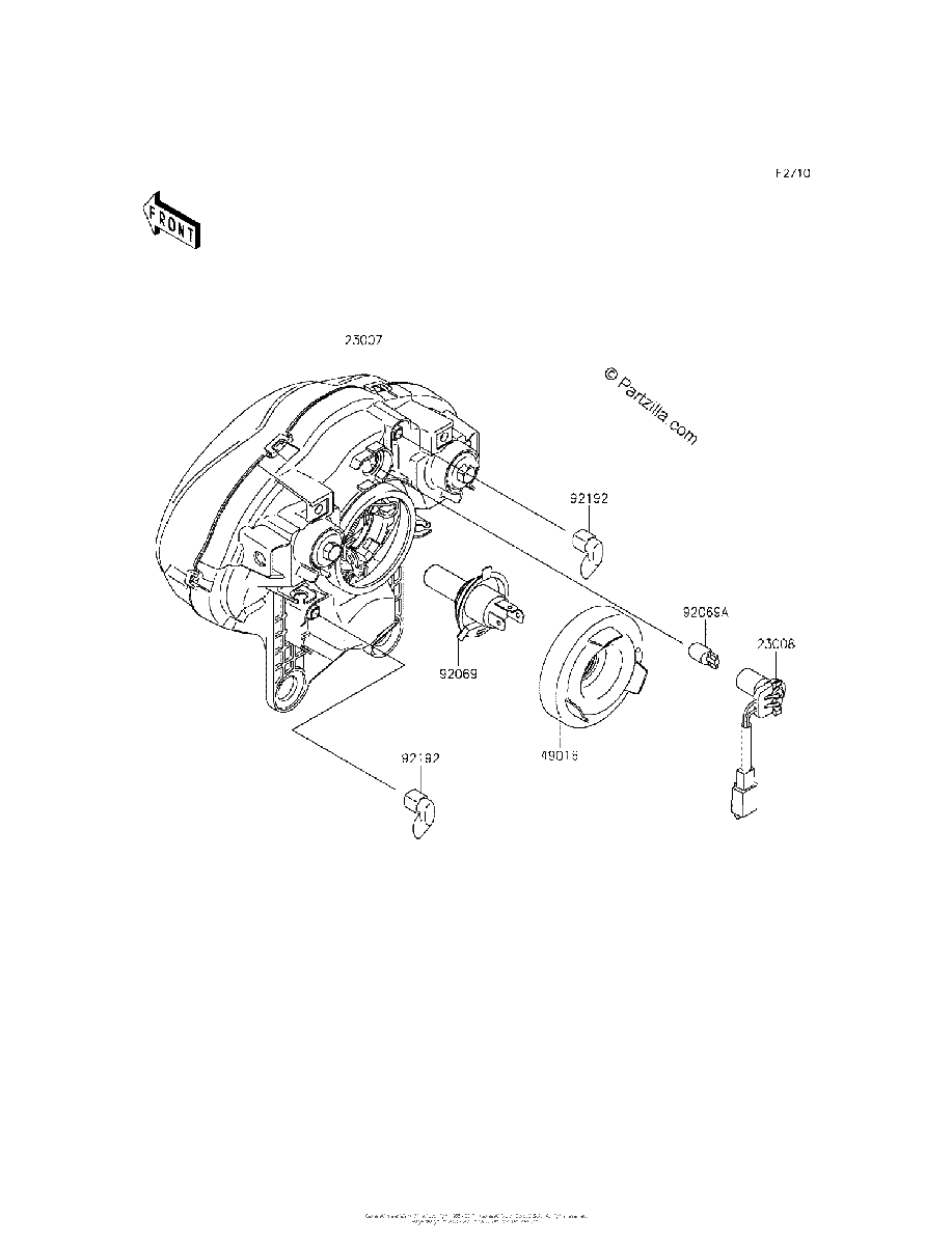 Diagrama de HEADLIGHT S