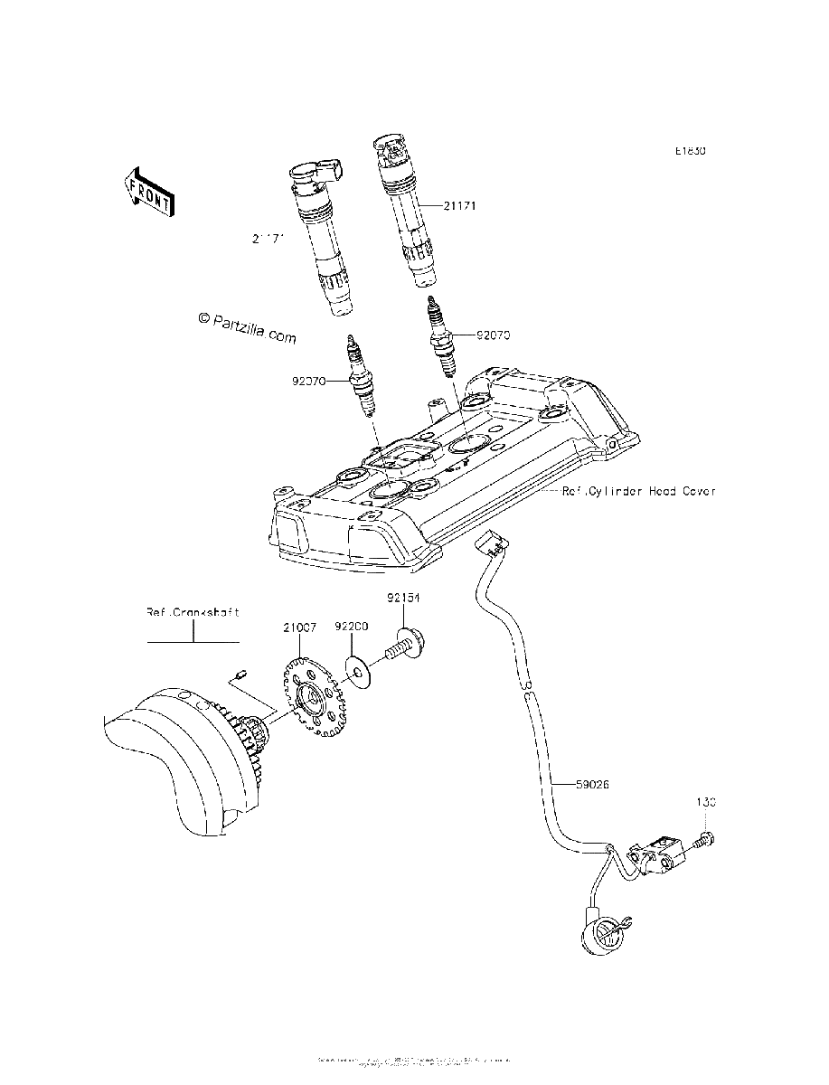Diagrama de IGNITION SYSTEM