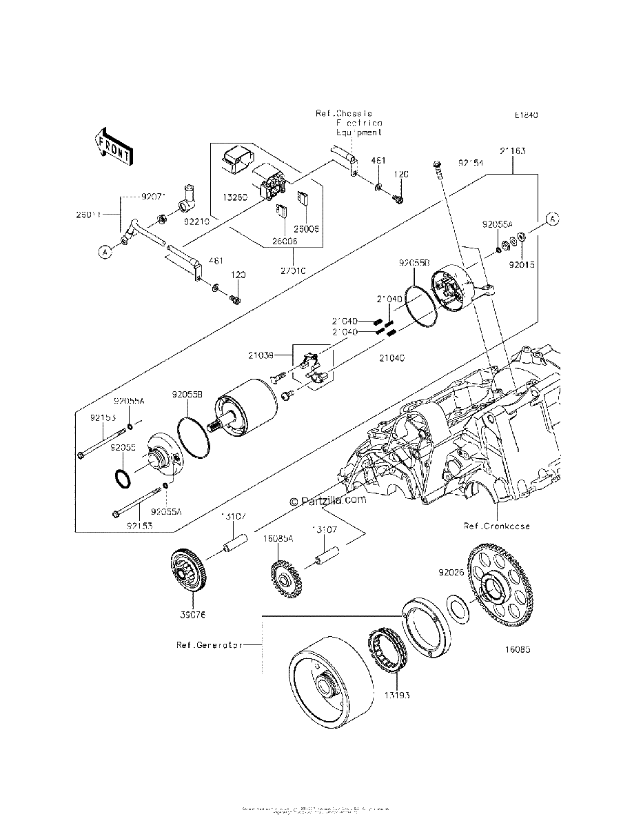 Diagrama de STARTER MOTOR
