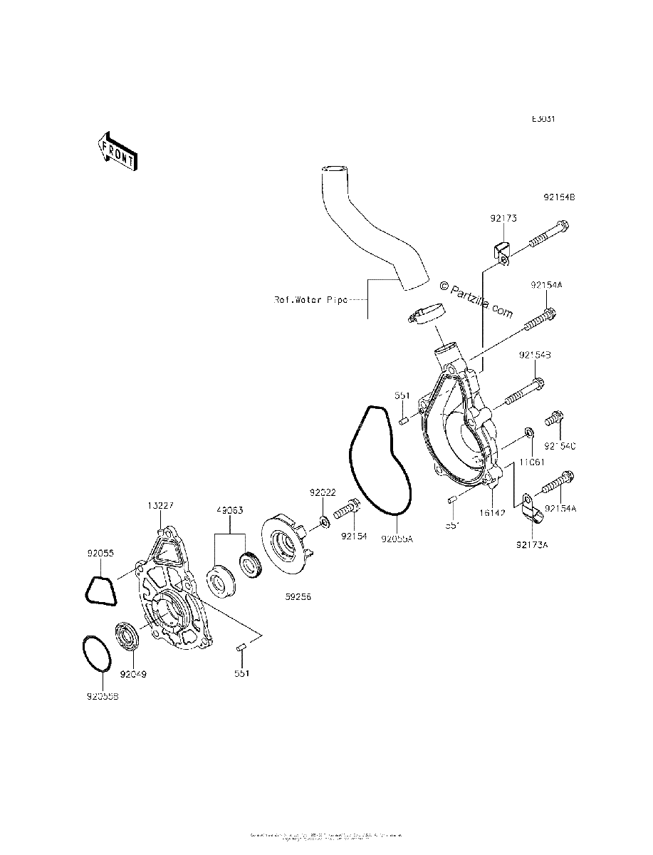 Diagrama de WATER PUMP