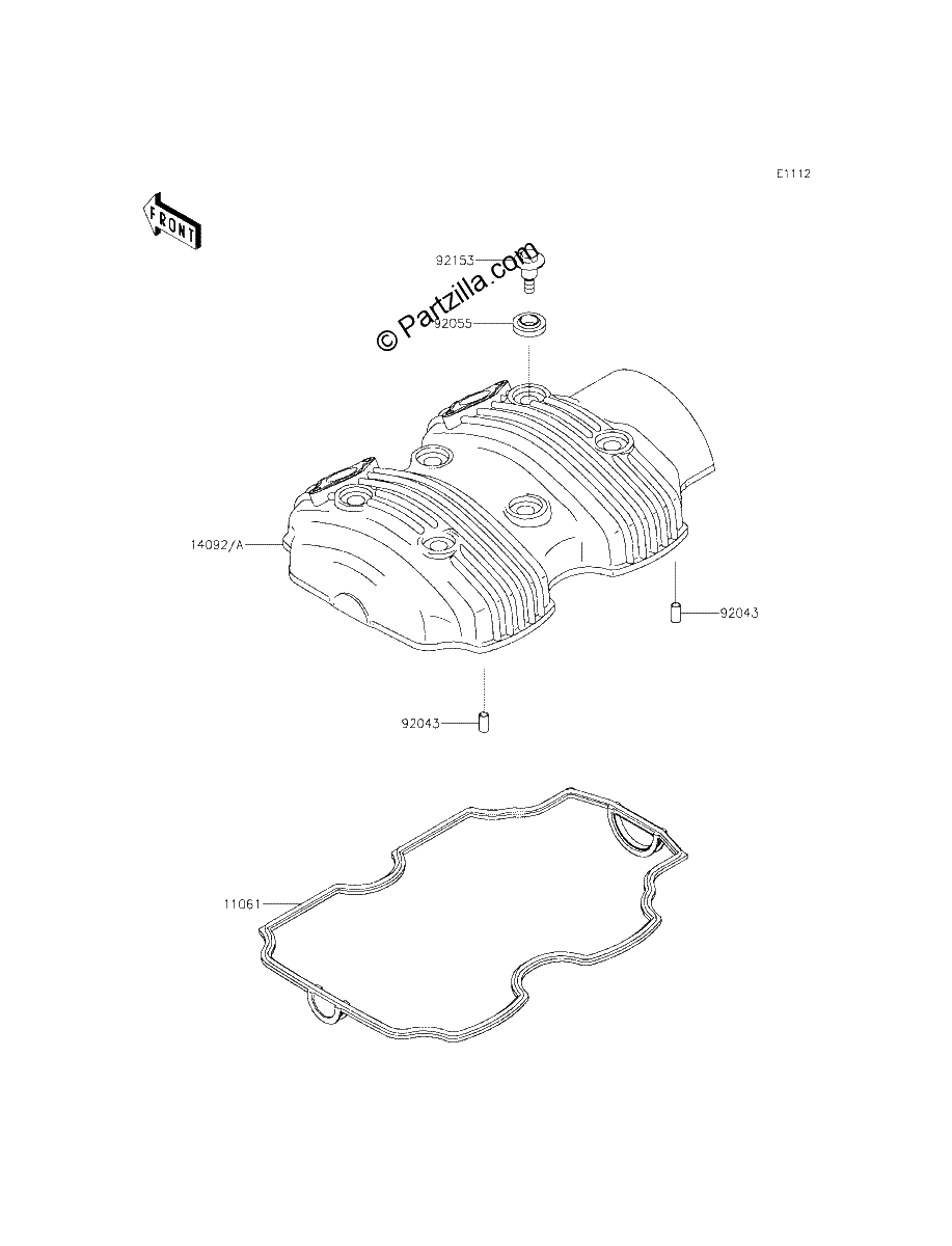 Diagrama de CYLINDER HEAD COVER