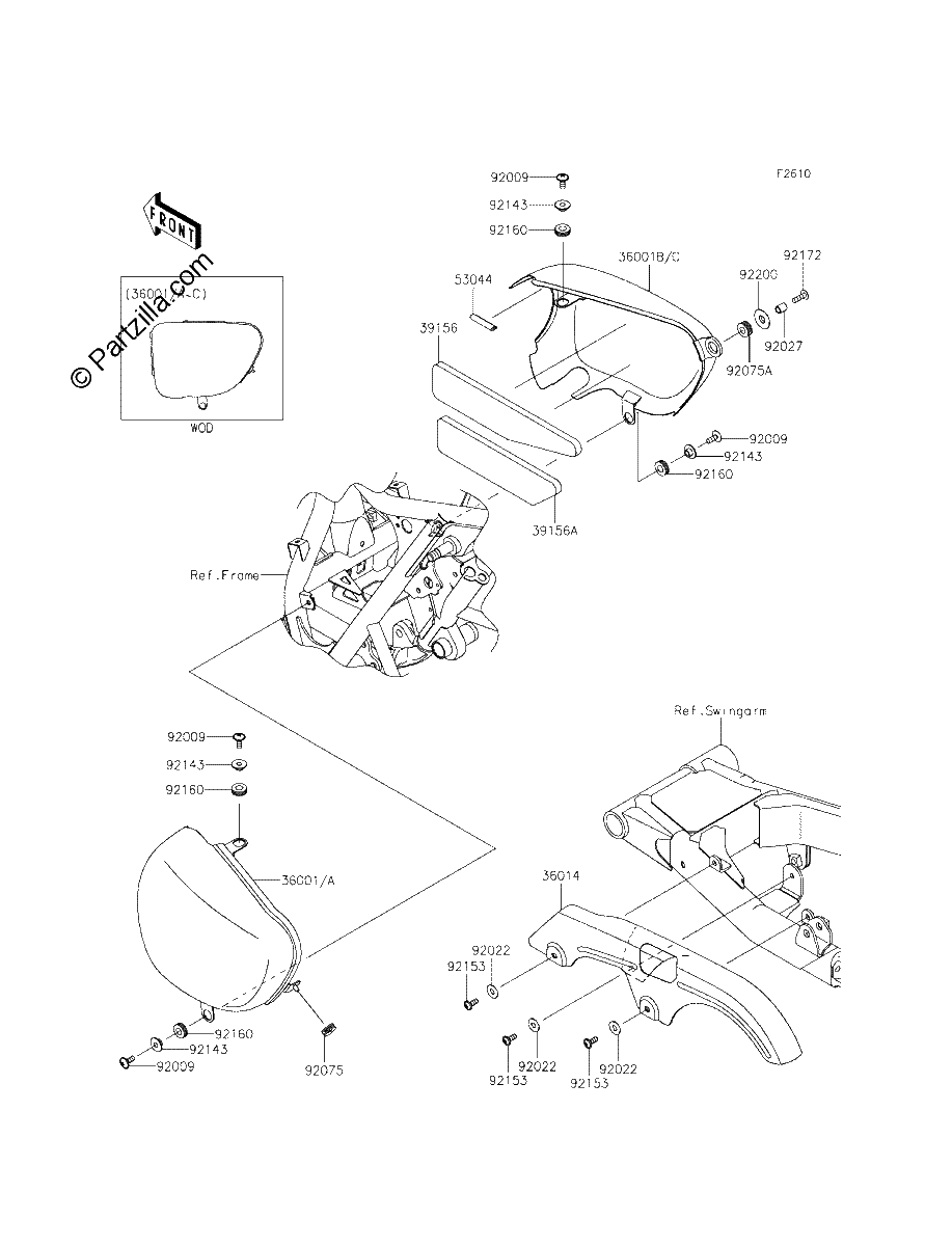 Diagrama de SIDE COVERS CHAIN COVER AFF AGF