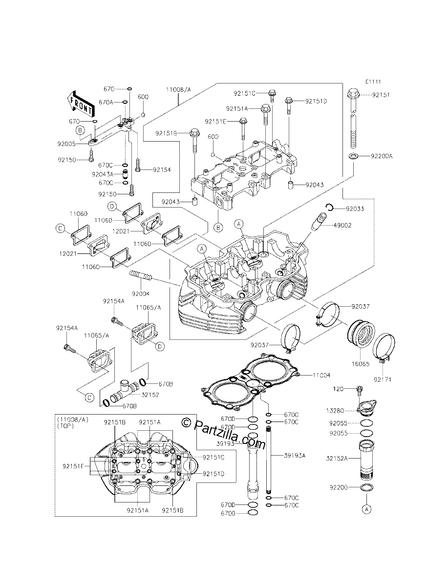 Diagrama de CYLINDER HEAD