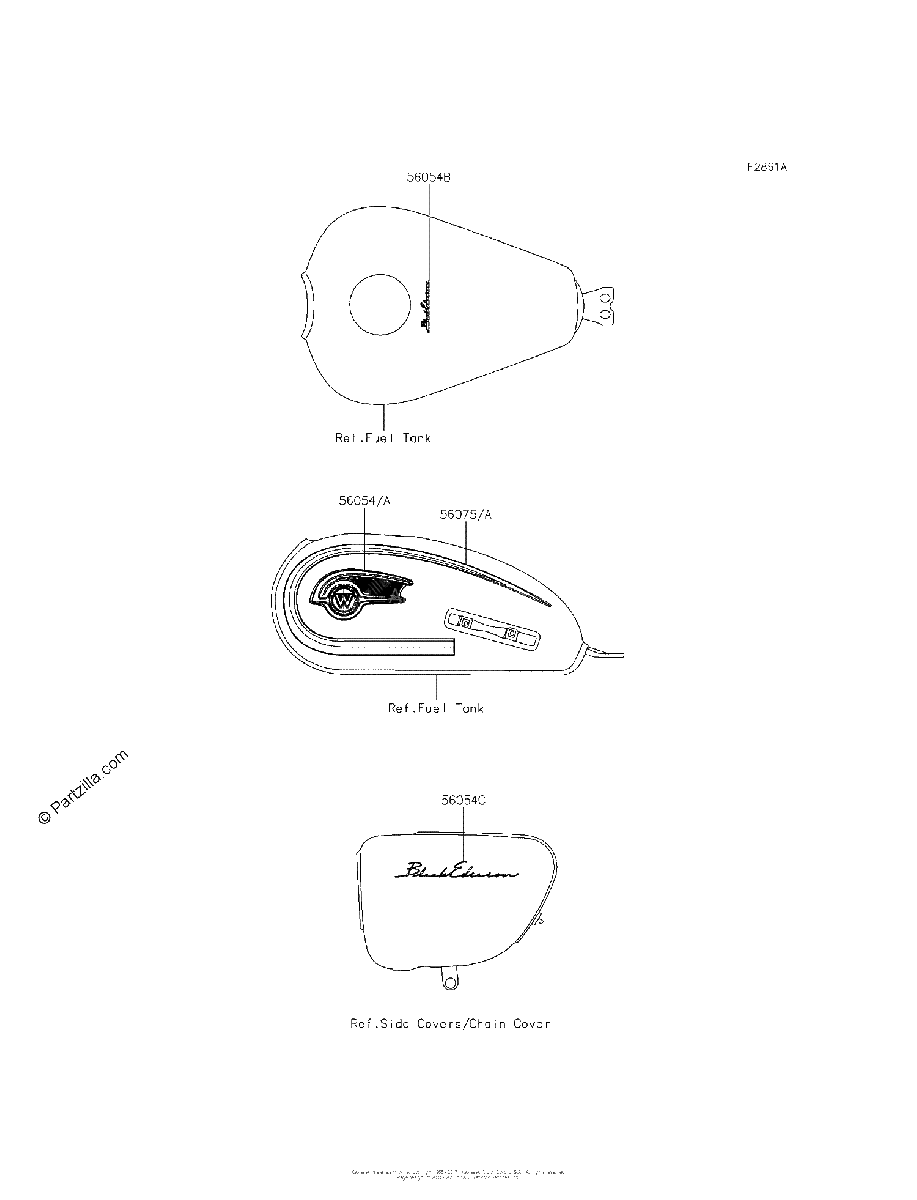 Diagrama de DECALS EBONY AFFA