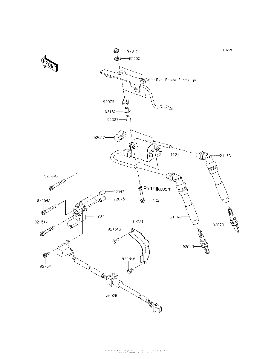 Diagrama de IGNITION SYSTEM