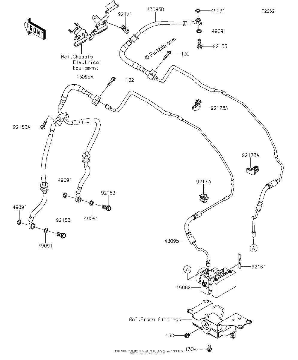 Diagrama de BRAKE PIPING