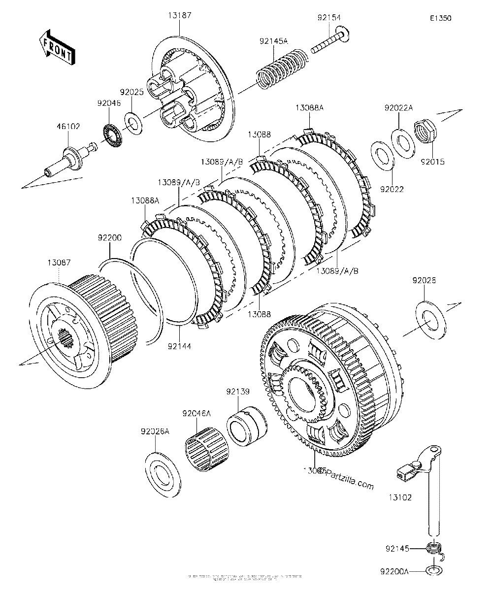 Diagrama de CLUTCH GEF SIM GFF