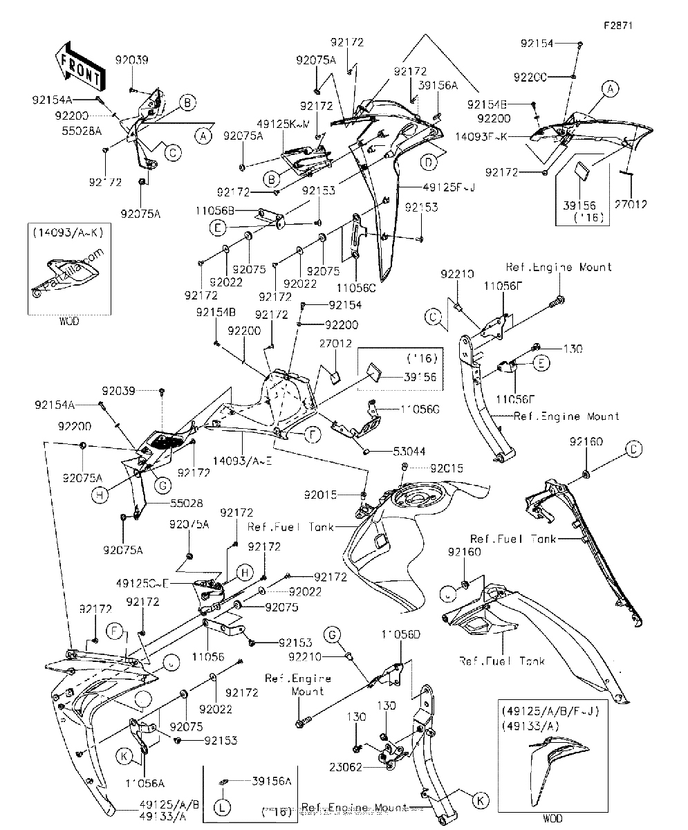 Diagrama de COWLING 1 2 CENTER