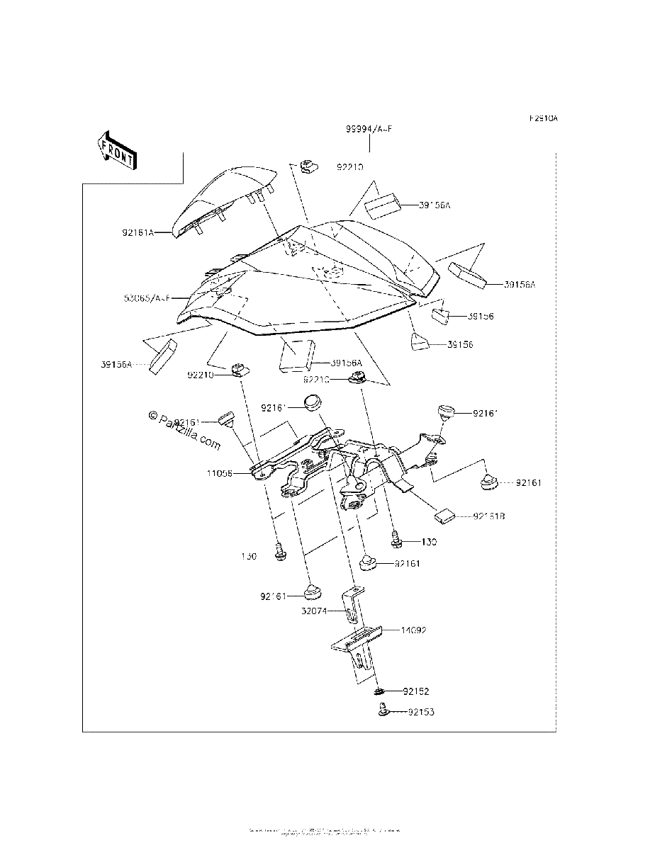Diagrama de ACCESSORY SINGLE SEAT COVER
