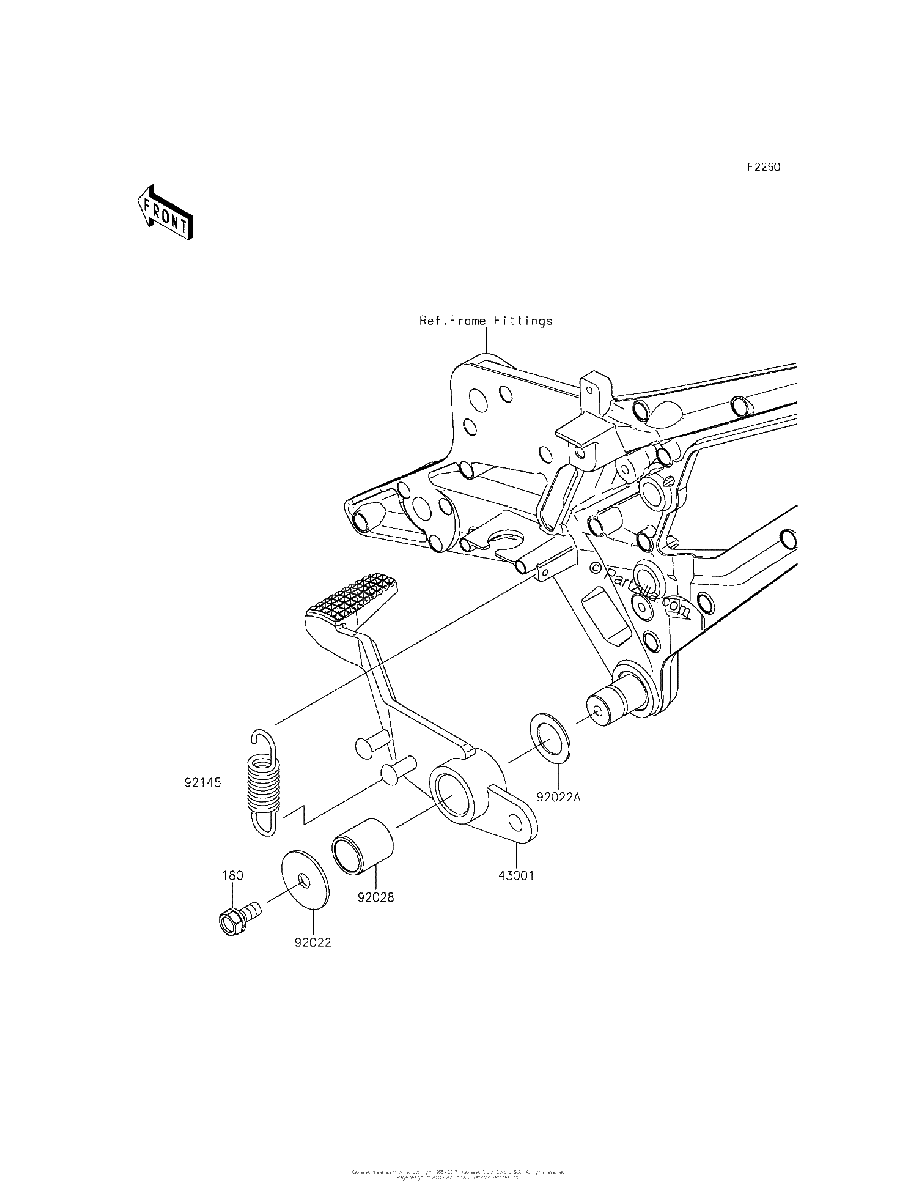Diagrama de BRAKE PEDAL