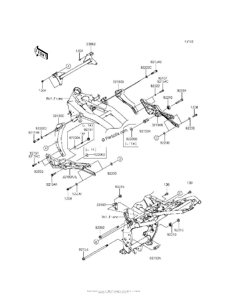 Diagrama de ENGINE MOUNT