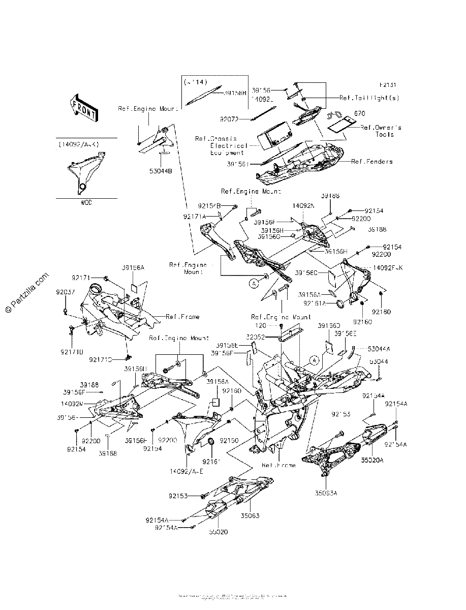 Diagrama de FRAME FITTINGS