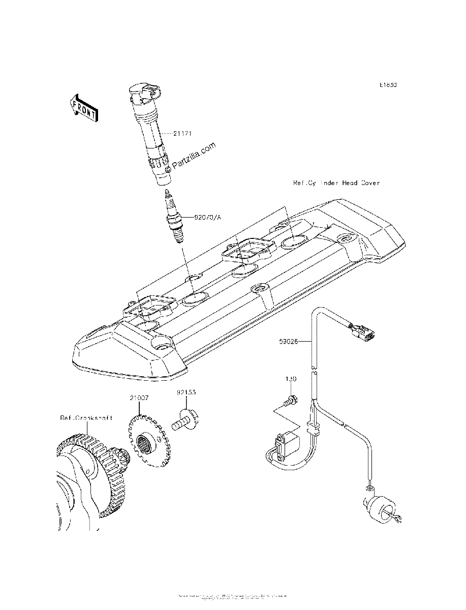 Diagrama de IGNITION SYSTEM