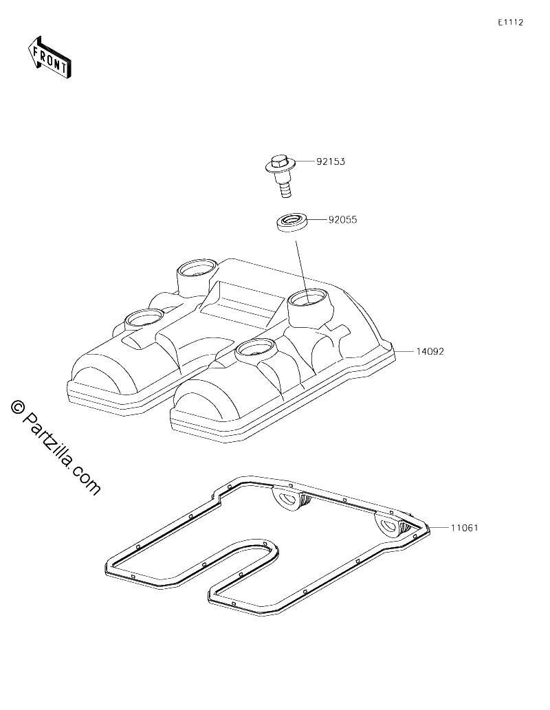 Diagrama de CYLINDER HEAD COVER