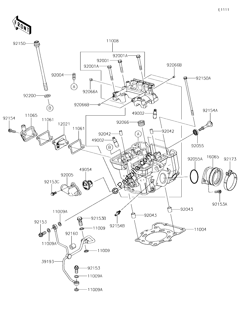 Diagrama de CYLINDER HEAD