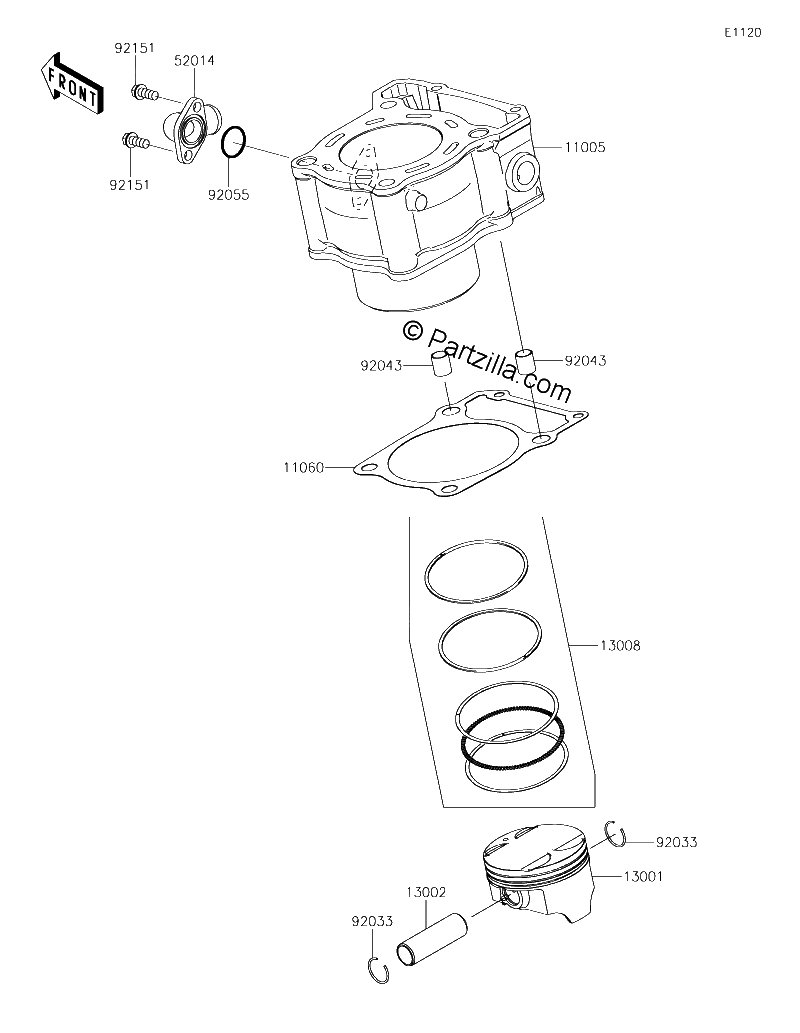 Diagrama de CYLINDER PISTON S