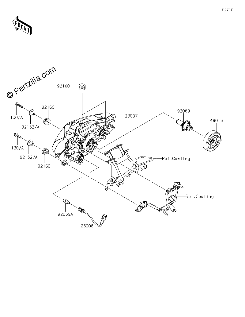 Diagrama de HEADLIGHT S