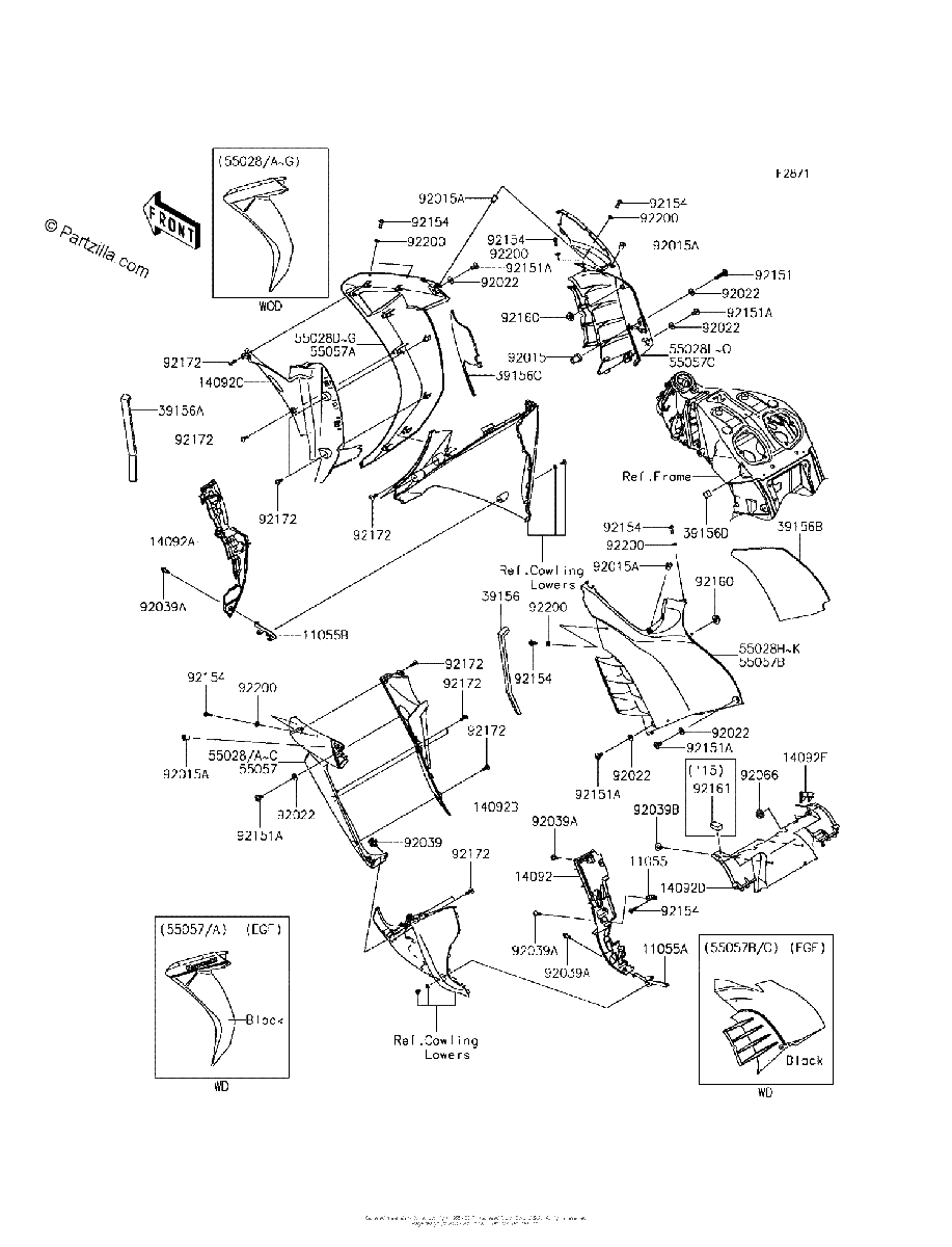 Diagrama de COWLING CENTER