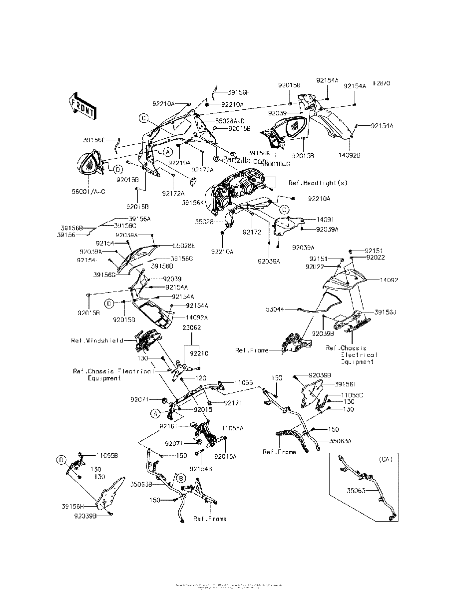 Diagrama de COWLING UPPER