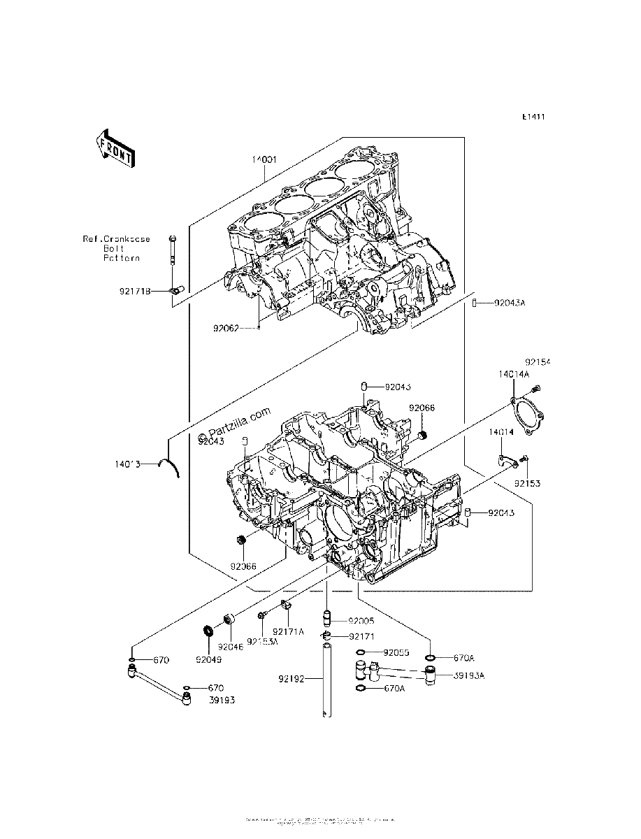 Diagrama de CRANKCASE