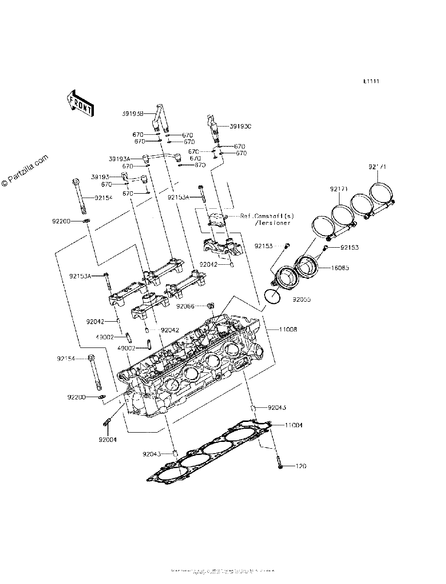 Diagrama de CYLINDER HEAD