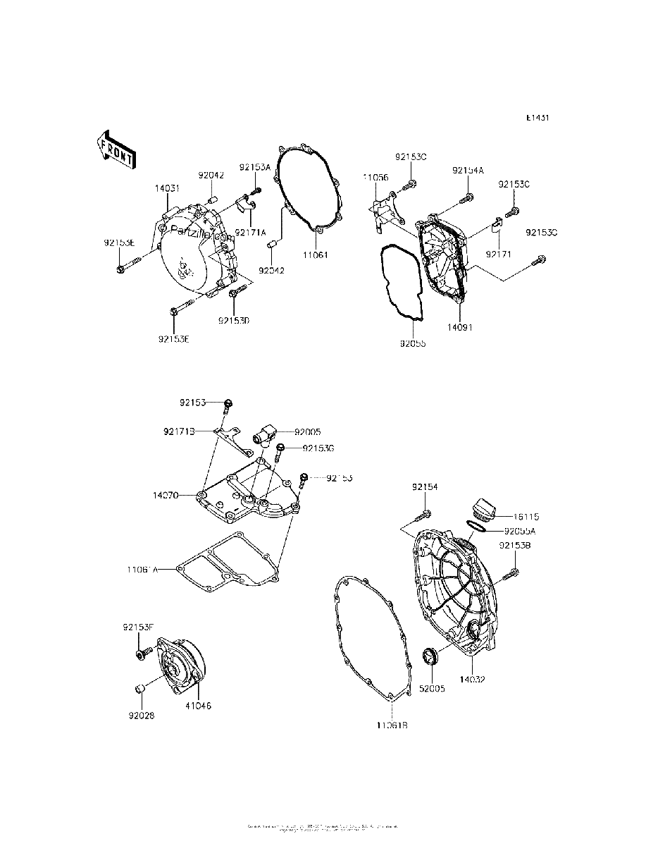 Diagrama de ENGINE COVER S