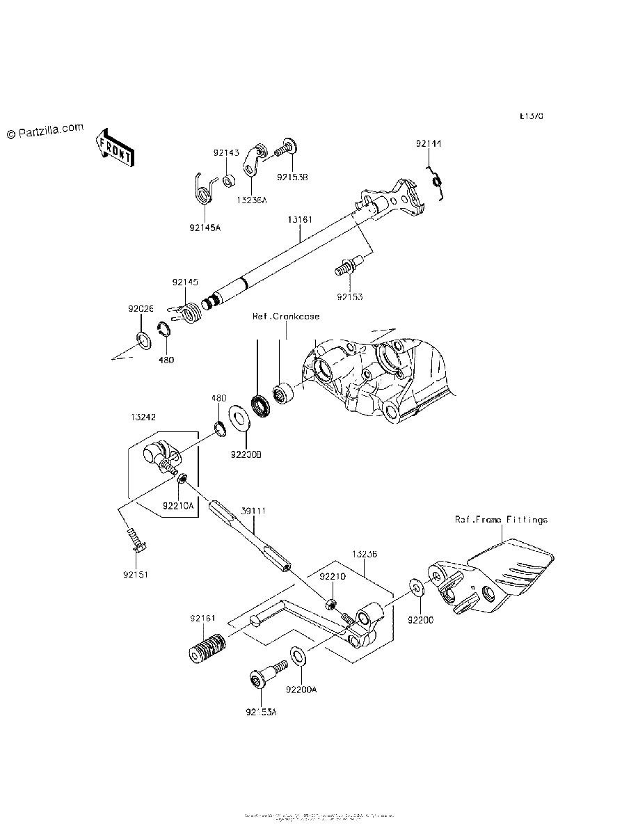 Diagrama de GEAR CHANGE MECHANISM