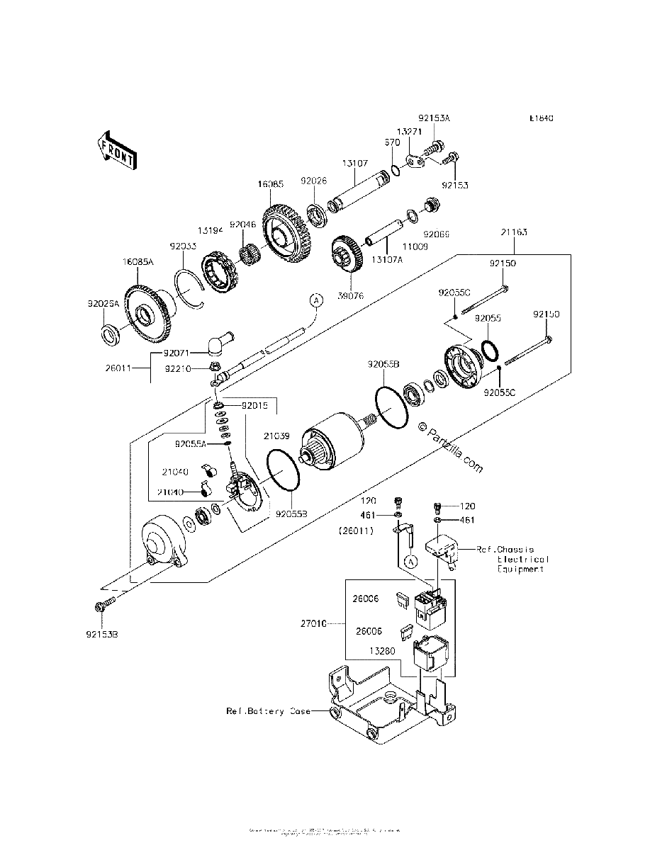 Diagrama de STARTER MOTOR
