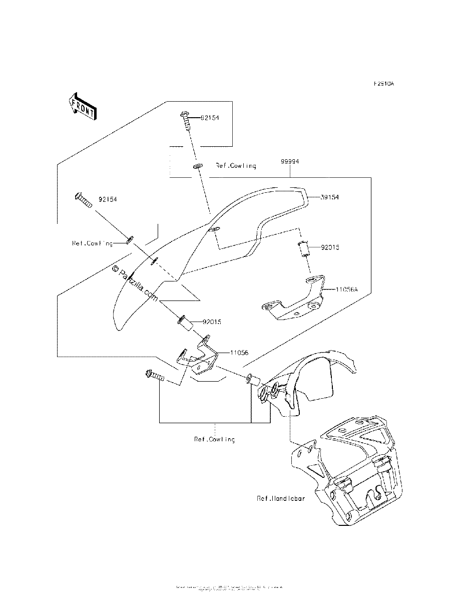 Diagrama de ACCESSORY DEFLECTOR