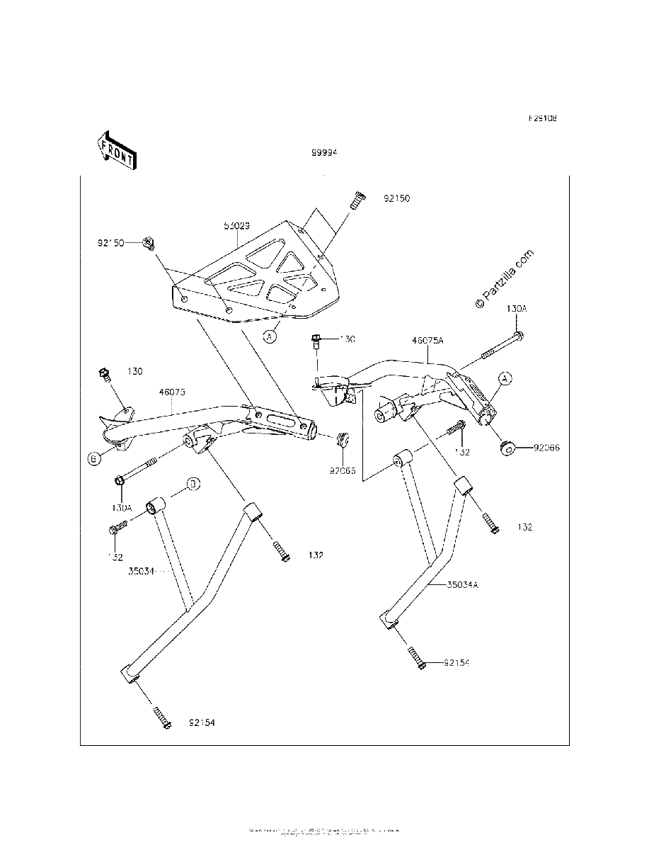 Diagrama de ACCESSORY TOP CASE BRACKET