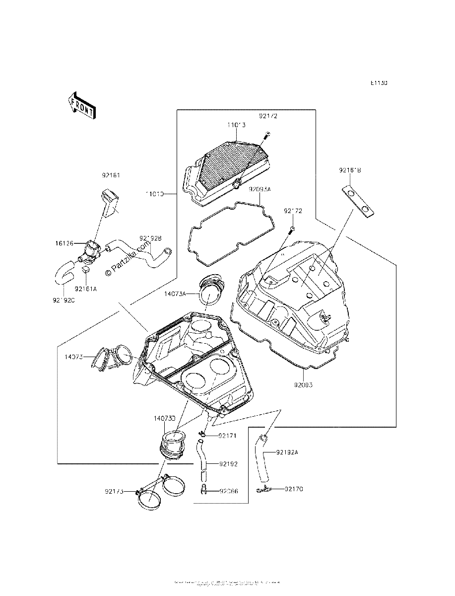 Diagrama de AIR CLEANER