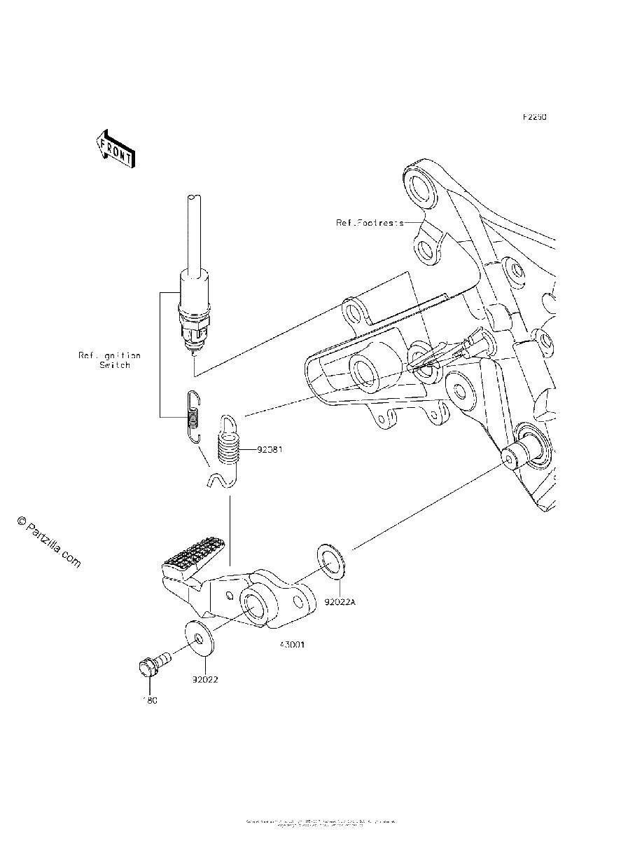 Diagrama de BRAKE PEDAL